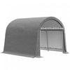 Outsunny 10'x10' Outdoor Storage Shed, Waterproof Heavy Duty Portable Shed