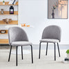 Ethan Ergonomic Dining Chairs Set of 2,Grey Accent Chair