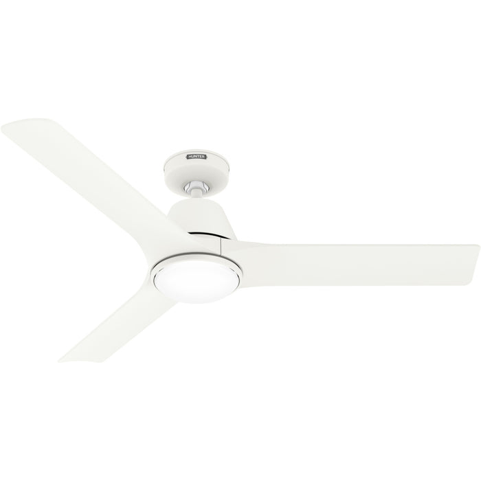 Aeronaut Ceiling Fan with Light Fixture - White