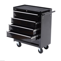 Homcom 5 Drawer Steel Rolling Tool Cabinet