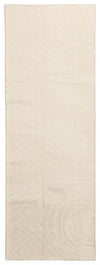 Somos Contemporary Cream Washable Rug 1'10\" x 6'0\" Indoor Area Rug