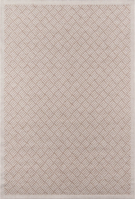 Eve Contemporary 5'0\" x 7'6\" Area Rug in Brown Indoor Area Rug