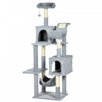 Pawhut Tall Cat Tree For Indoor Cats, 70
