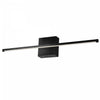 Dainolite Array LED Wall Sconce Horizontal 30w Matte Black White Acrylic Diffuser Lamp