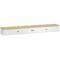 HOMCOM Floating TV Stand for TVs up to 72 Inch, Wall Mounted Media Console