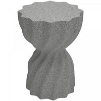 Outsunny Spiral Decorative Garden Stool Side Table Plant Stand