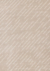 Covington Beige Cream Diagonal Rain Streaks Design Rug, 5'3\" x 7'7\" Indoor Area Rug