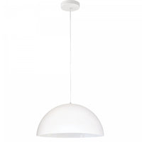 Dainolite Ofelia 1 Light Pendant Small Matte White Lamp