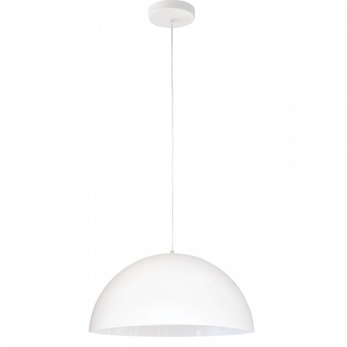 Dainolite Ofelia 1 Light Pendant Small Matte White Lamp