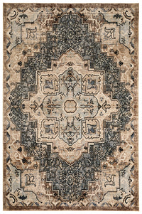 Esmira Traditional Blue Washable Rug 6'7