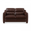 Hydeline Uptown Leather Loveseat - Brown