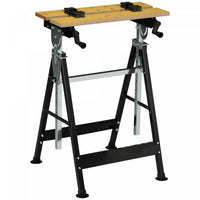 Homcom Workbench With Adjustable Height And Angle