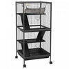 Pawhut 4-tier Rolling Small Animal Cage, Deluxe Guinea Pig Cage, Ferret Cage For Mink Chinchilla Kitten Rabbit, Small Pet Play House With Hammock Platform, Ramp, Removable Tray, Charcoal Grey