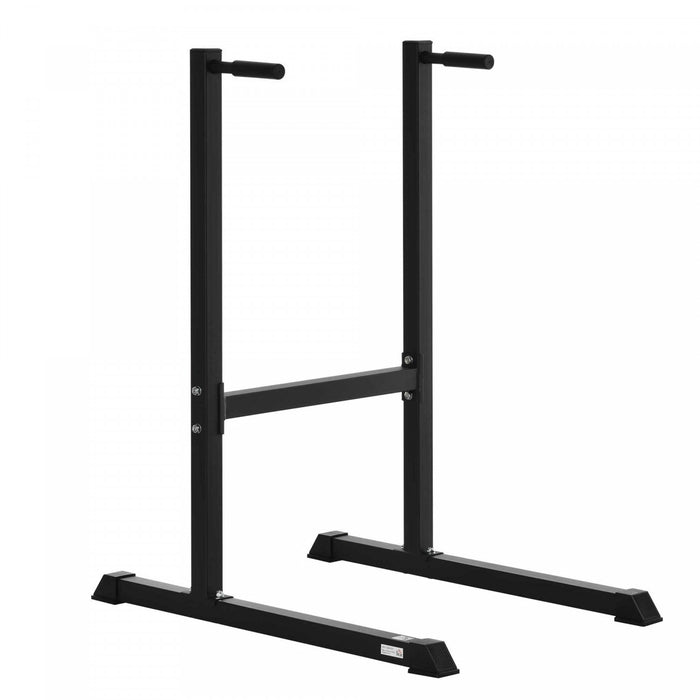 Soozier Dip Station With Padded Handles, Multifunctional Dip Bar, Black