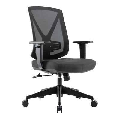 TygerClaw Mid Back Breathable Mesh Office Chair with Lumbar Support|TygerClaw Fauteuil de Bureau en Maille Respirante a Dossier Mi-Haut avec Support Lombaire