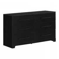 Primo 6-Drawer Dresser - Black Oak