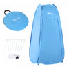 Outsunny Pop Up Shower Tent Portable Dressing Changing Room Privacy Shelter Tents For Outdoor Camping Beach Toilet And Indoor Photo Shoot W/ Carrying Bag, Blue