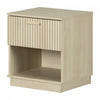 Noah 1-Drawer Nightstand Bleached Oak - South Shore