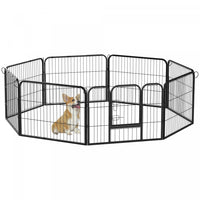 Pawhut Heavy Duty Dog Playpen, 8 Panel 23.5