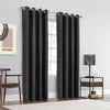 Adora Black Grommet Curtain Panel - 52\" X 95\"