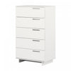 Cavalleri 5-Drawer Chest Storage Unit - Pure White