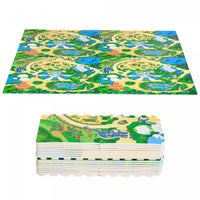 Qaba Kids Foam Puzzle Floor Tiles Baby Toddler Play Mat 36pcs Anti-slip Crawling Learning With End B