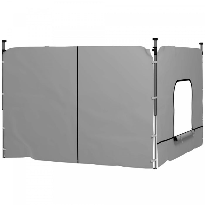 Outsunny Sidewall For 10 X 10 Ft Pop-up Canopies, 2 Pack Sidewall Only