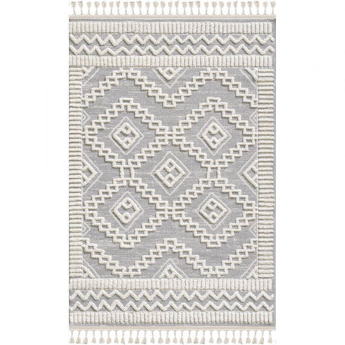 Quinto Moroccan Quatro Shag Area Rug - 6'3\" x 9'
