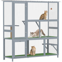 PawHut Catio Outdoor Cat Enclosure, 77