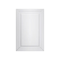 Clamp 24 Inch All-Glass Rectangular Mirror In Chrome 