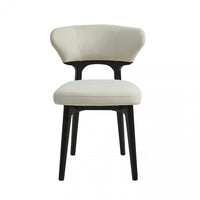 Susie Wooden Dining Chairs Set Of 2 With Upholstered Fabric Side Chairs And Wood Legs,beige 