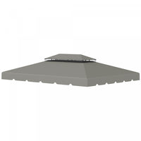 Outsunny 13.1' X 9.8' Gazebo Replacement Canopy, Double Vented Gazebo Top Cover For Garden Patio Out