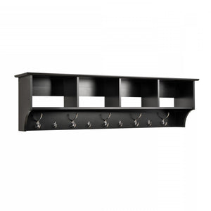 Hanging Entryway Shelf - Black