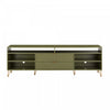 Dumbo Modern 85\" Fluted TV Stand in Olive Green