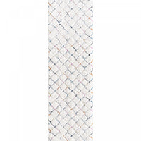 Lola Lattice Large Shag Area Rug - 2'7