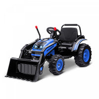 Aosom Kids Digger Powered Ride-On Excavator 6v Battery Powered Construction Tractor Music Headlight