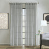Habitat Trenton Grey Light Filtering Dual Header Curtain Panel - 52 x 95
