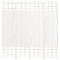 Homcom 4 Panel Folding Room Divider 5.6 Ft Privacy Screen Panel