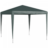 Outsunny 9' X 9' Party Tent Portable Gazebo Canopy For Weddings Parties Outdoor Sunshade With Dresse