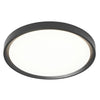Dainolite Frida Flush Mount 30w Sandy Black Finish Lamp