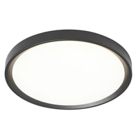 Dainolite Frida Flush Mount 30w Sandy Black Finish Lamp