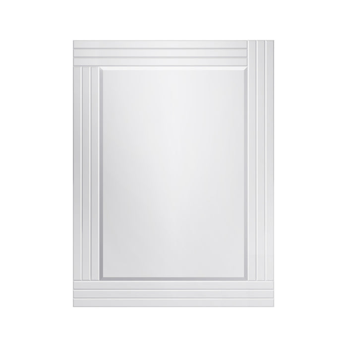 Foundry 30 Inch All-Glass Rectangular Mirror In Chrome