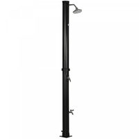 Outsunny 7.3ft 5.3 Gallon Solar Heated Shower W/ Foot Shower Temp Display