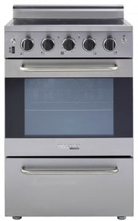 Prestige by Unique 24-Inch Convection Electric Range - UGP-24V EC S/S 