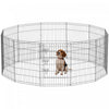 PawHut Dog Playpen Puppy Play Pen, 12 Panels Pet Exercise Fences for Outside Indoor, 36\"H