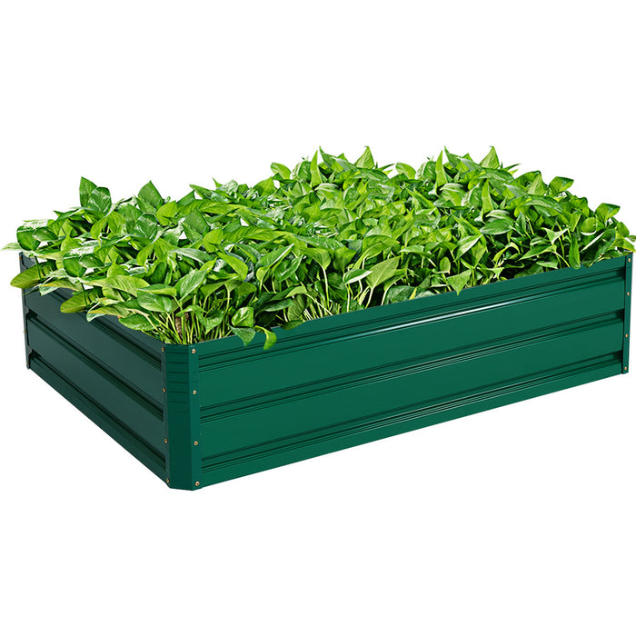 Costway 47\"x35.5\" Patio Raised Garden Bed Vegetable Flower Plant Dark Green New