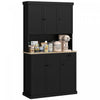 HOMCOM 71\" Buffet with Hutch, Kitchen Pantry Storage Cabinet with Drawer