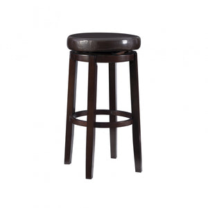 Maya Faux Leather Barstool - Brown
