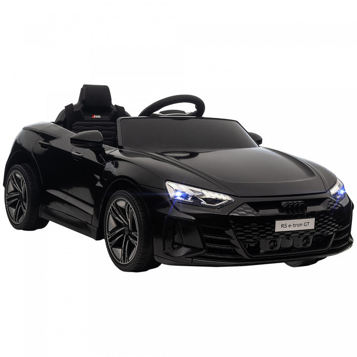 Aosom Electric Powered Ride-On Car With Remote Control, 12v 3.1 Mph Kids Ride-on Toy For Boys And Girls With Suspension System, Horn Honking, Music, Lights, Black