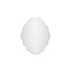 Chisel 22 Inch Frameless Ornate Mirror In Chrome